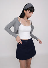 Peyton Basic Linen Skorts