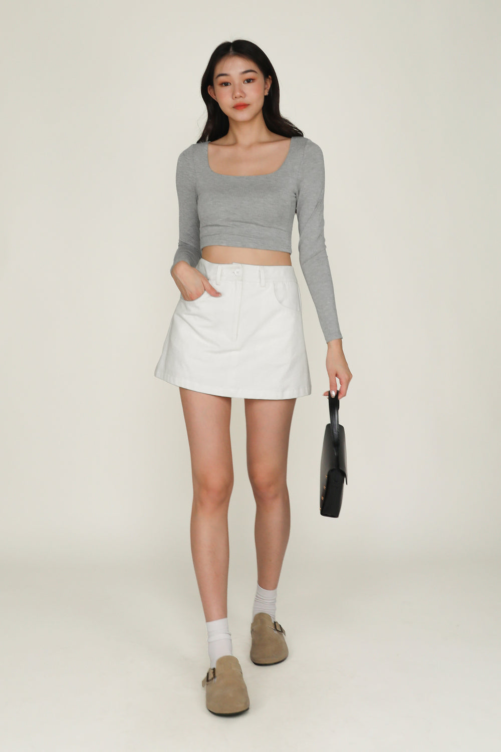 Peyton Basic Cotton Skorts