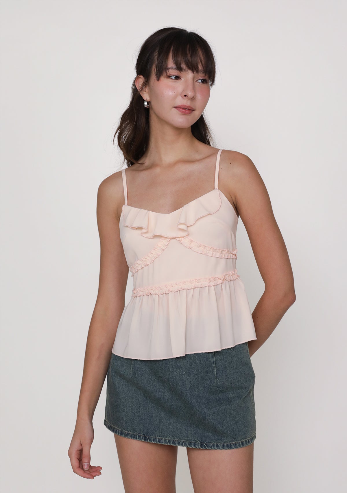 Mirabelle Chiffon Ruffles Top – The Tinsel Rack