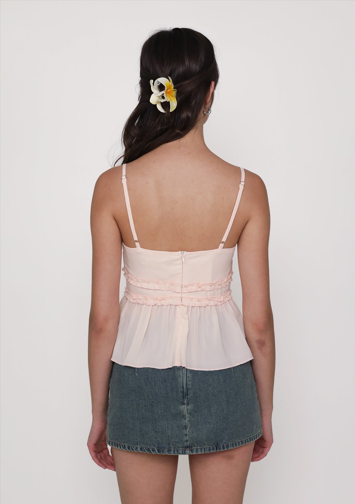 Mirabelle Chiffon Ruffles Top – The Tinsel Rack