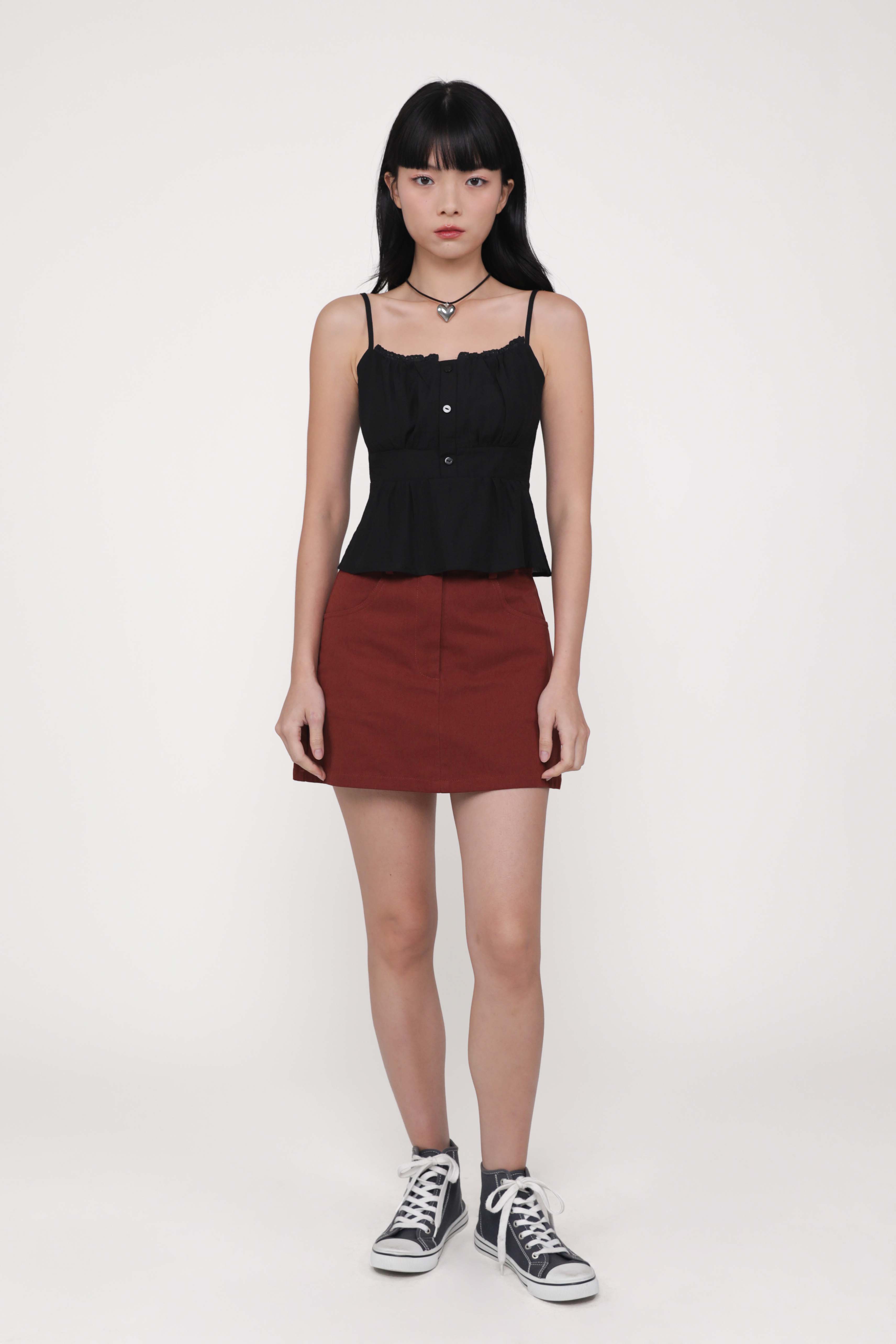 Priscilla Frills Babydoll Top – The Tinsel Rack