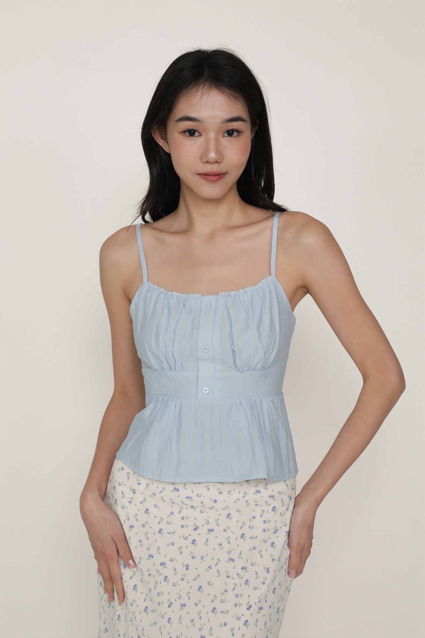 Priscilla Frills Babydoll Top – The Tinsel Rack