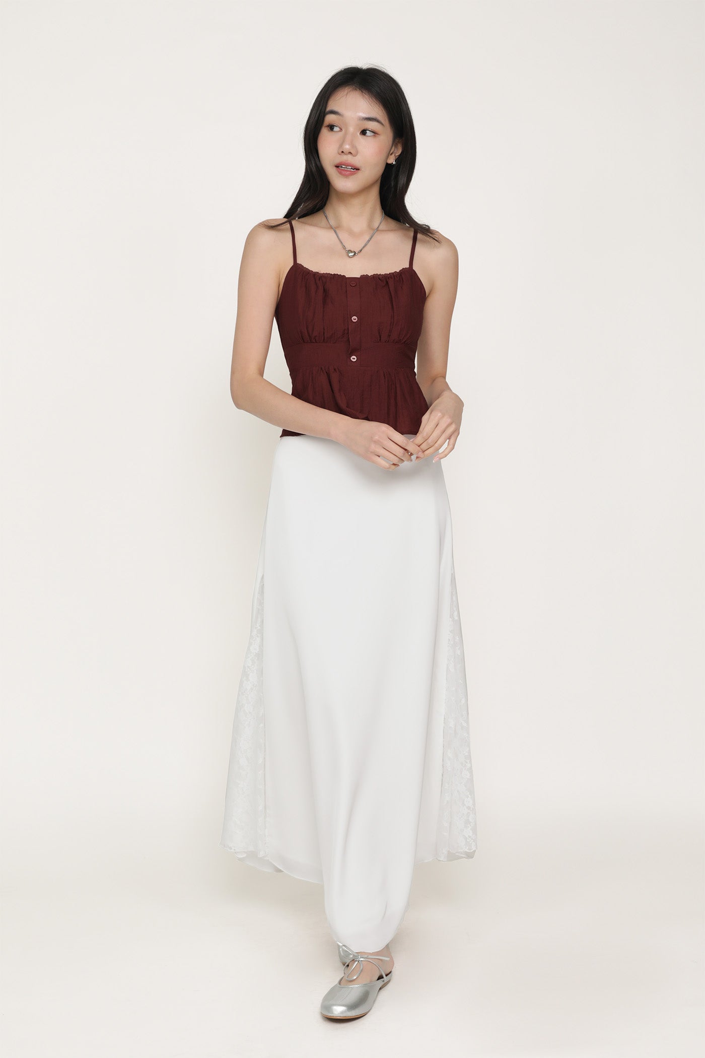 Priscilla Frills Babydoll Top – The Tinsel Rack