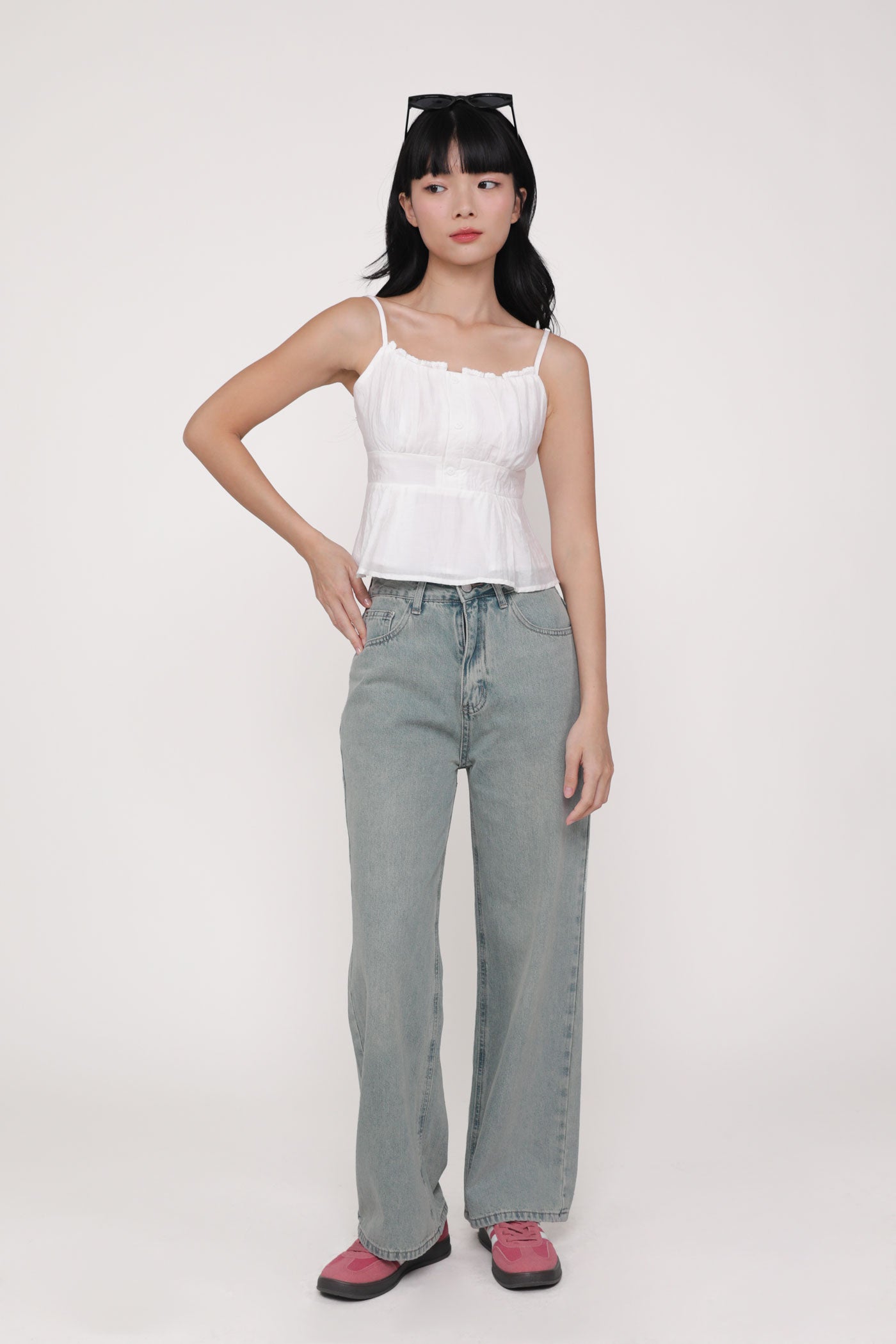 Priscilla Frills Babydoll Top – The Tinsel Rack