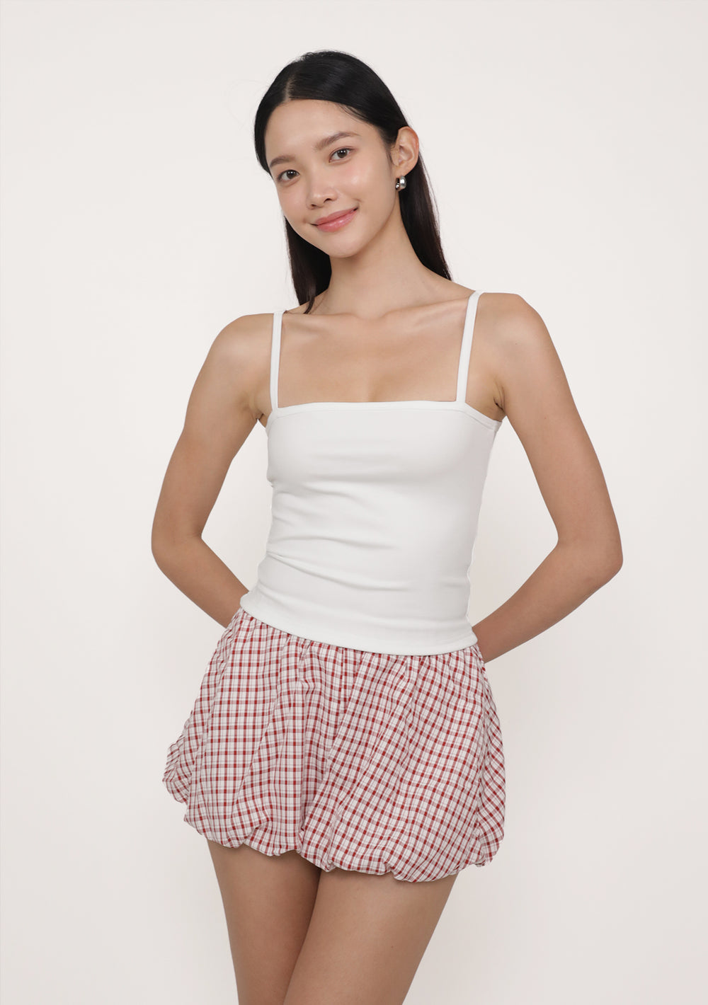Mimi Bubble Shorts (Plaid)