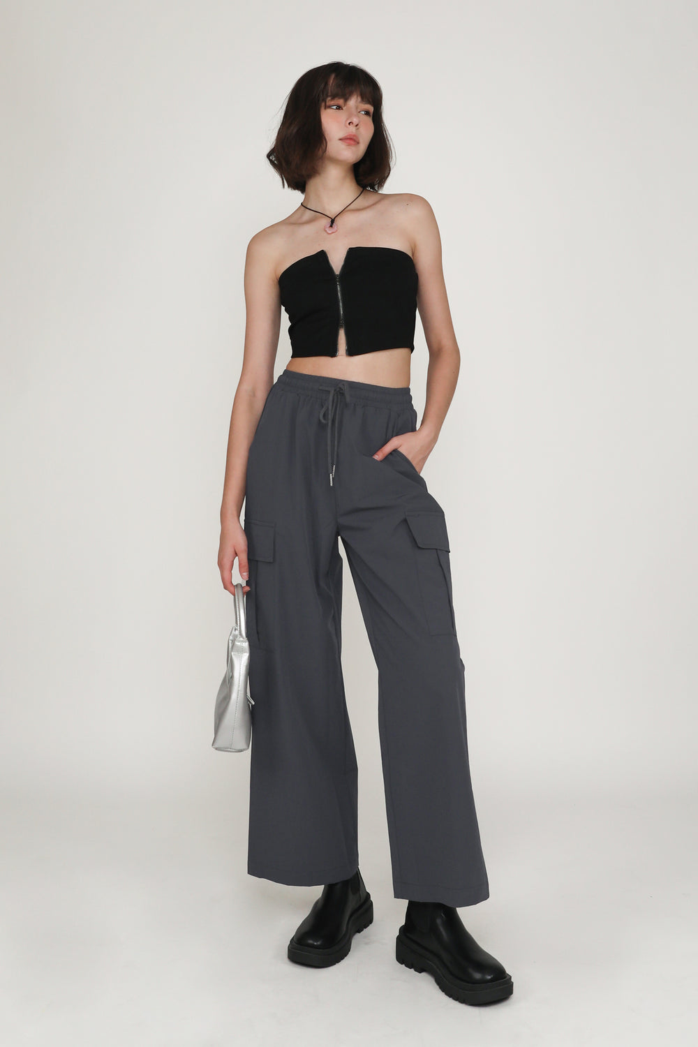 Regina Nylon Cargo Pants