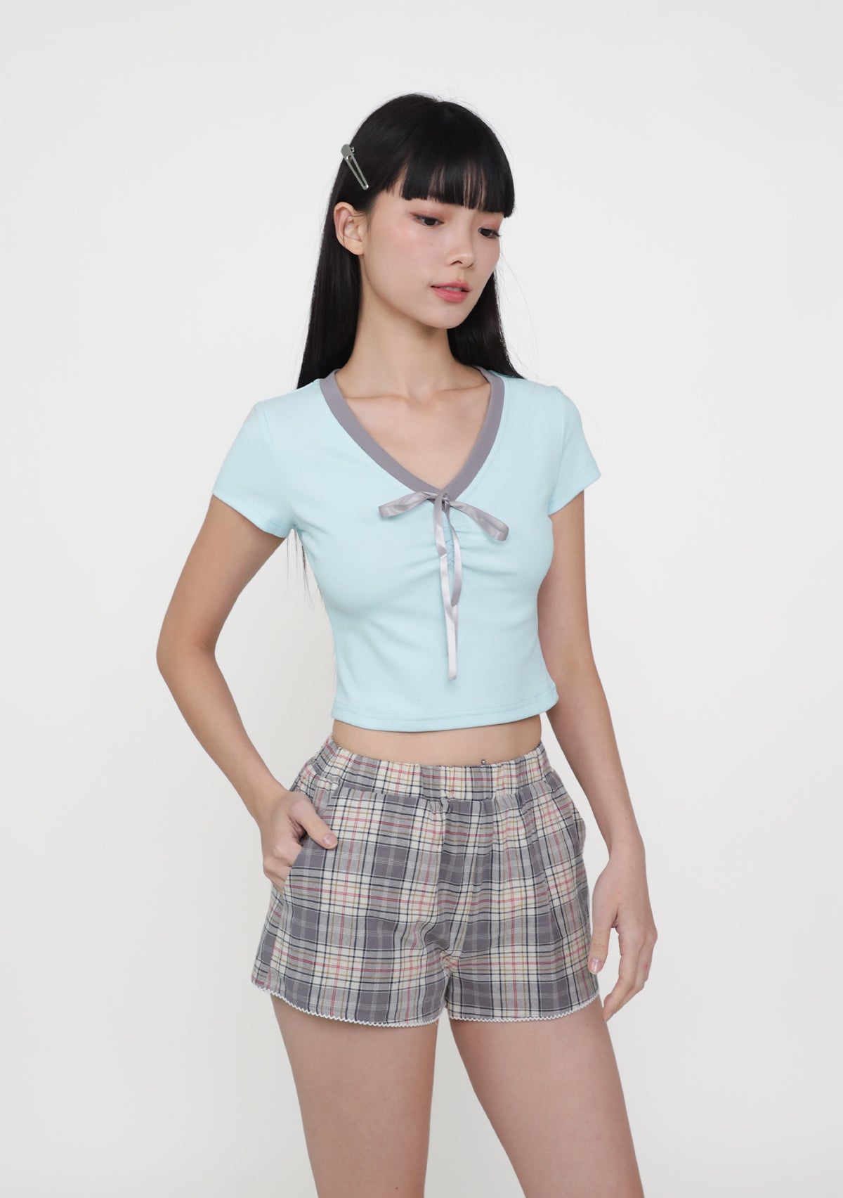 Reika Ruched Ribbon Top – The Tinsel Rack