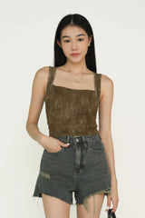 Reiko Ruched Basic Top