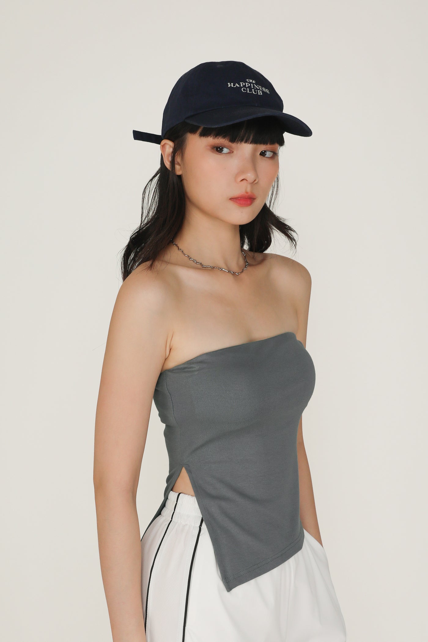 Ronni Asymmetrical Padded Tube Top – The Tinsel Rack