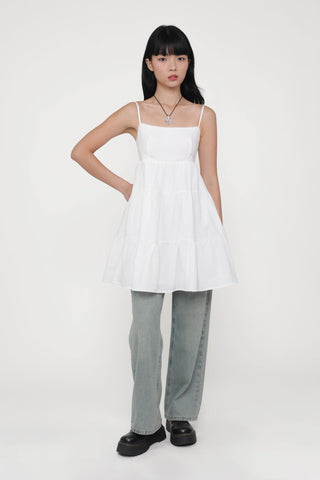 Roxana Babydoll Tiered Dress