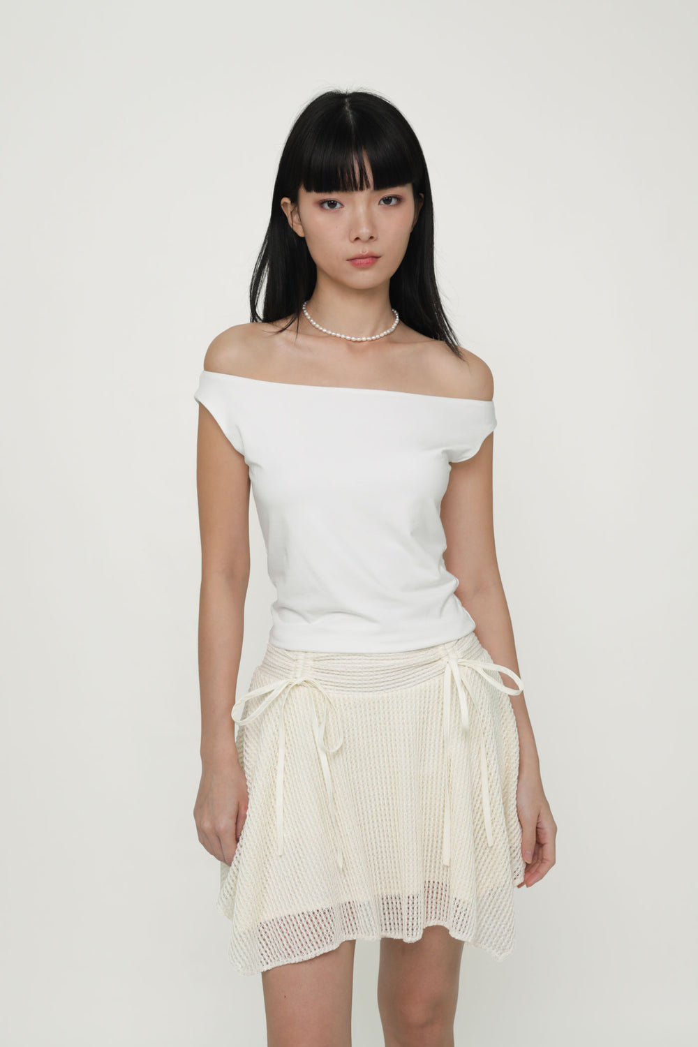 Seraphine Asymmetrical Ruched Skorts