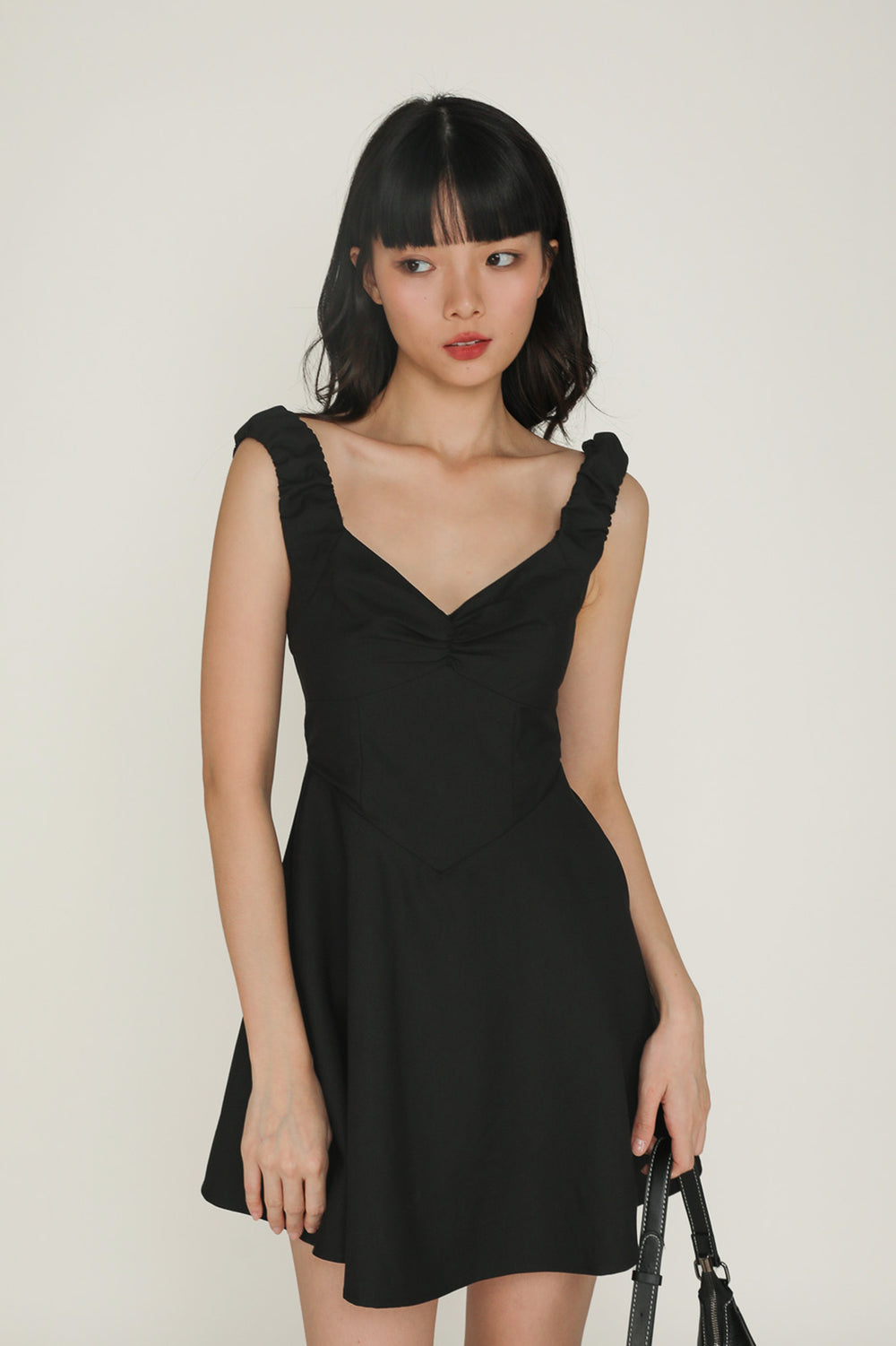 Shanie Ruched Strap Romper