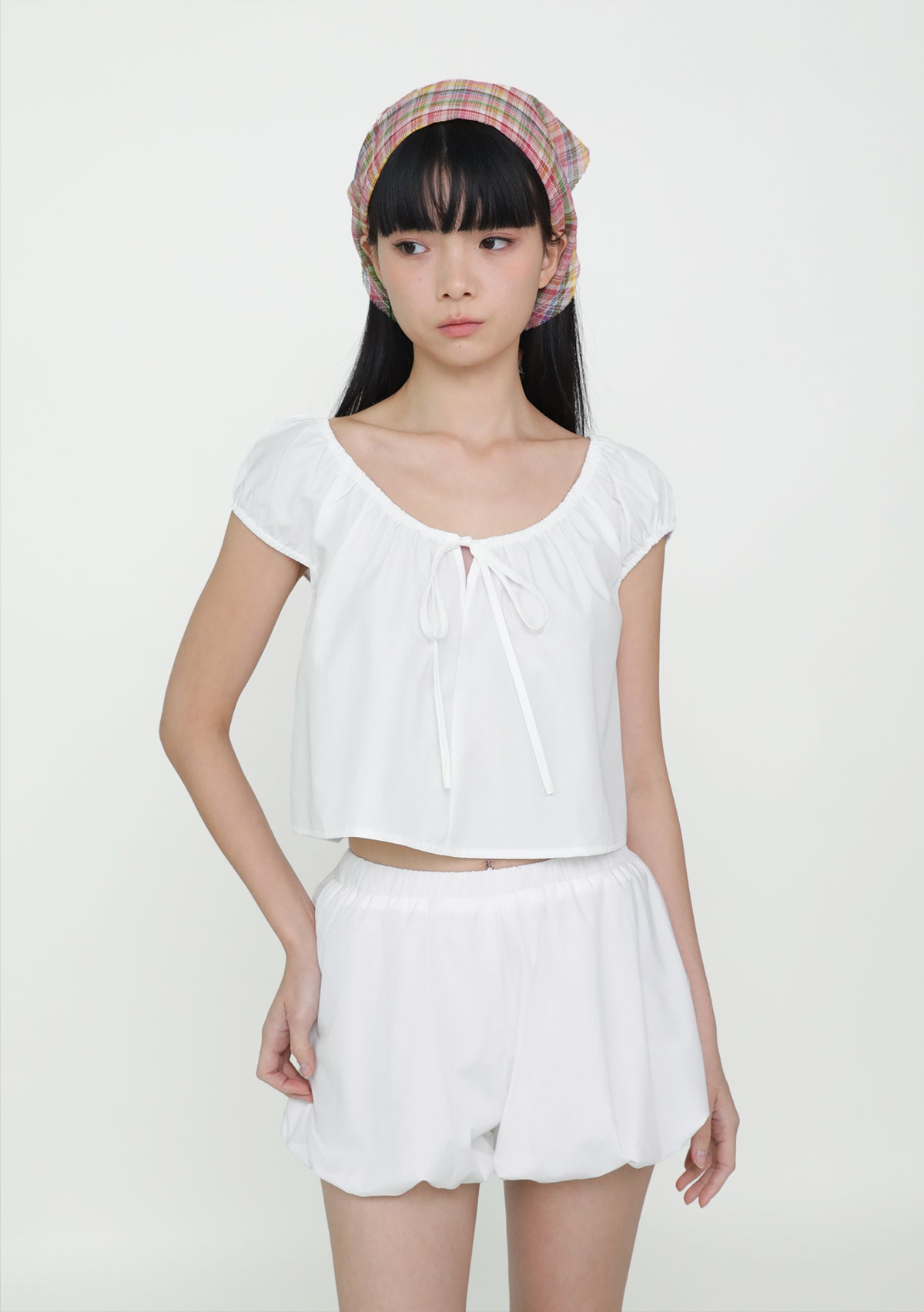 Somi Tie Front Ribbon Top – The Tinsel Rack