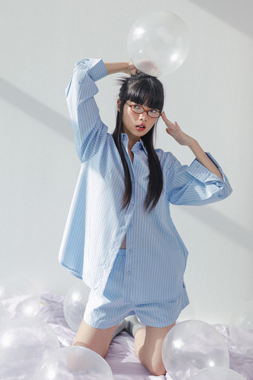 Edward Oversized Shirt (Striped)