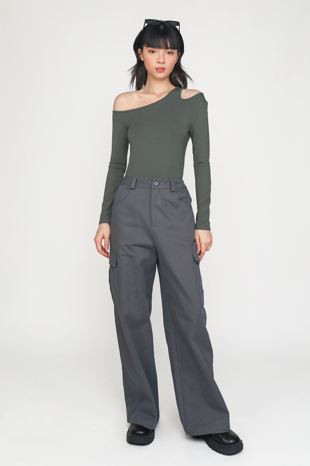 Tatum Cut Out Long Sleeve Top