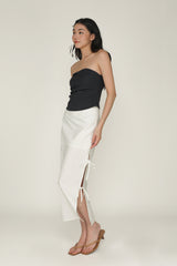 Valentia Ribbon Midi Skirt