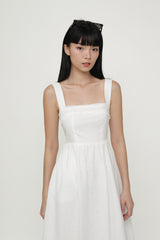 Vanya Crochet Trim Midaxi Dress