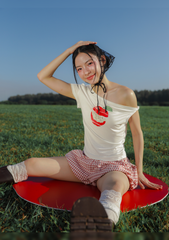 Pommy Bunny Off Shoulder Top