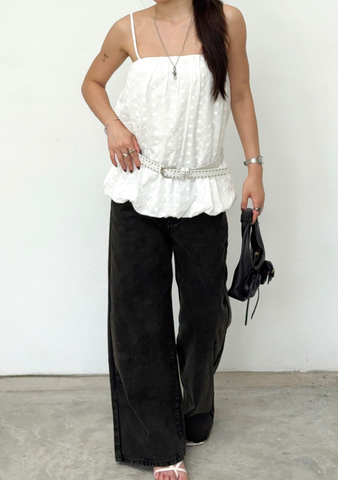 Ayla Bubble Top (Eyelet)