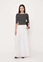 Caprina Pleated Wide Leg Pants