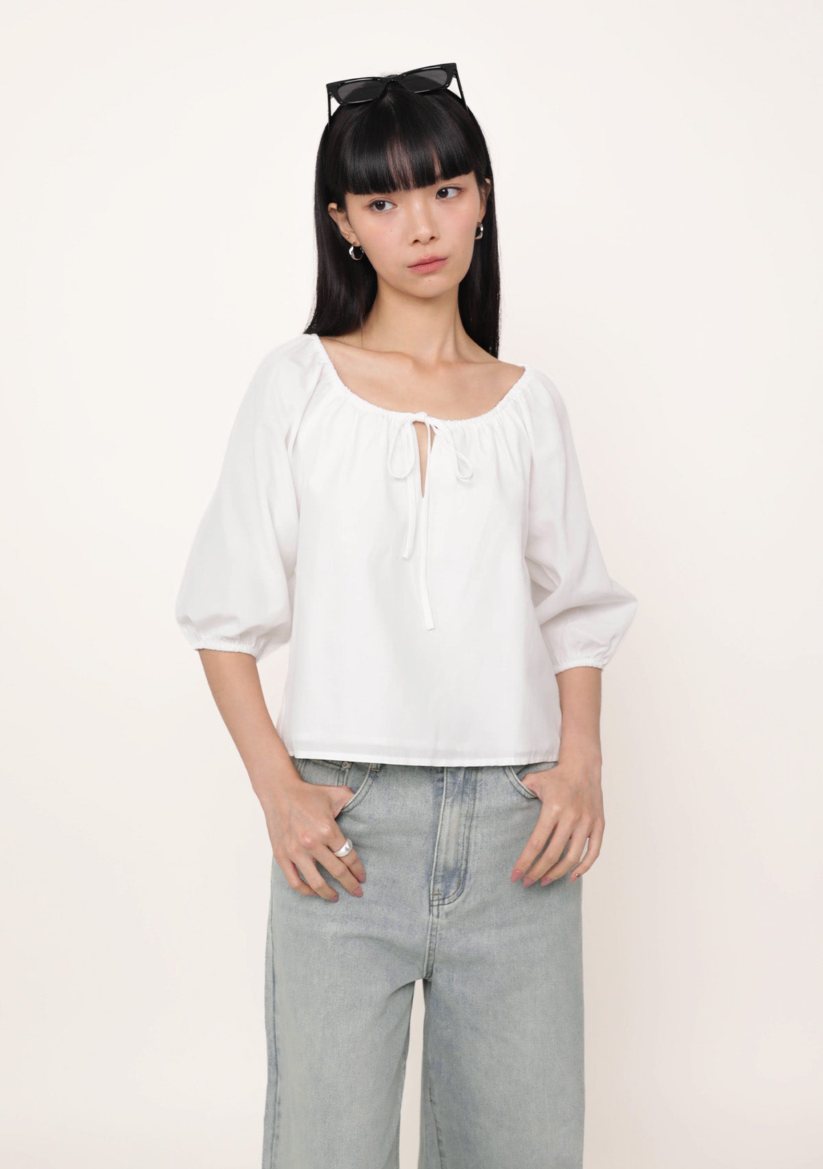 Nyu Ribbon Lace Trim Padded Top TOP2282 – The Tinsel Rack