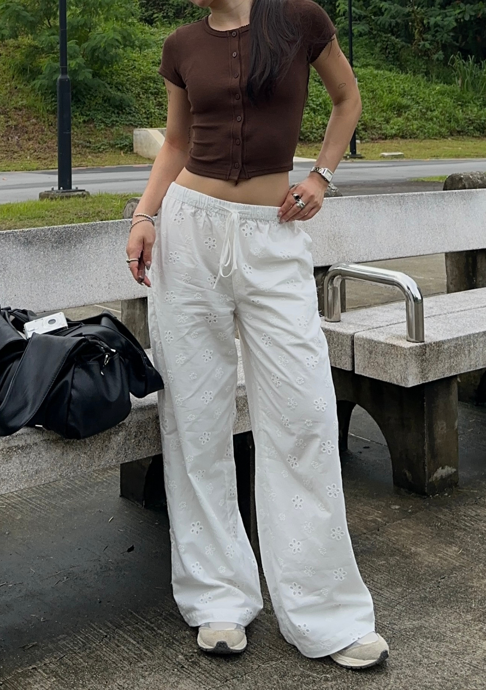 Cosette Lounge Pants (Eyelet)