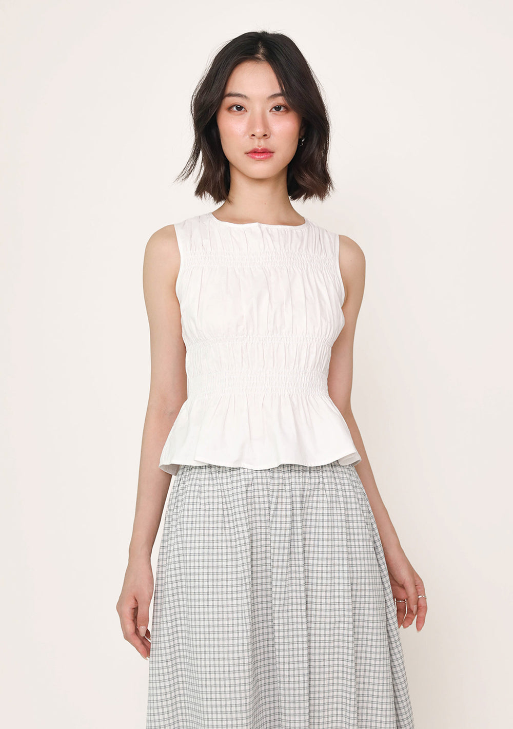 Della Shirred Top (Version 2)