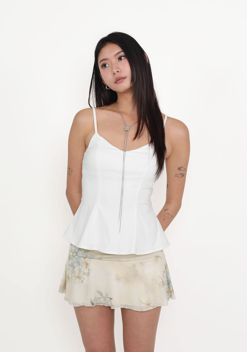 Dulcie Peplum Padded Top