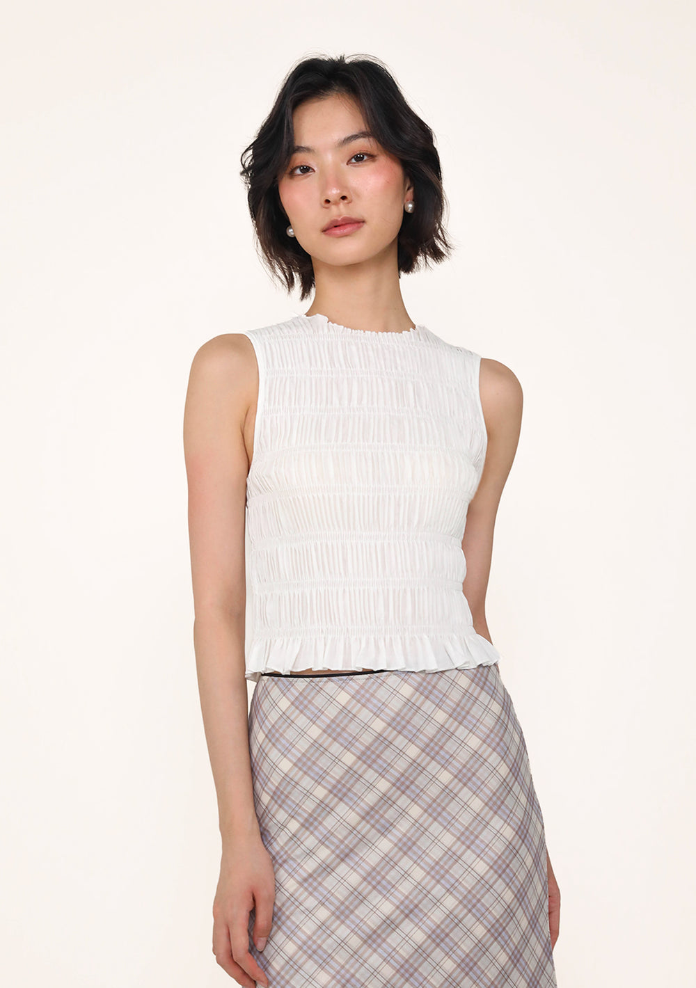 Kendra Shirred Top