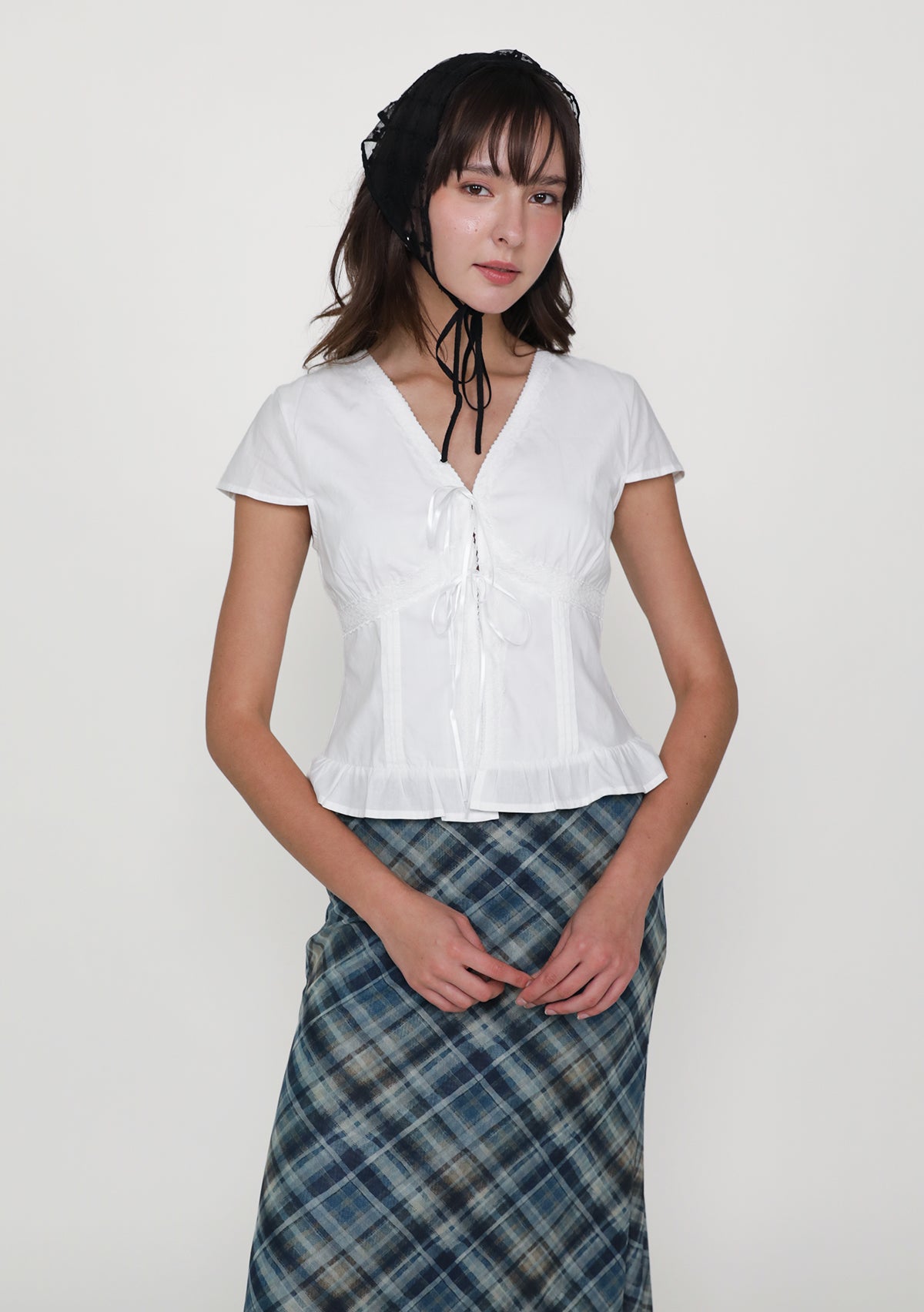 Manila Lace Trim Ribbon Blouse – The Tinsel Rack