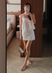 [ETA MID APR] BACKORDER Maris Embroidery Scallop Hem Skorts