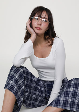 Mizu Flare Sleeve Padded Top