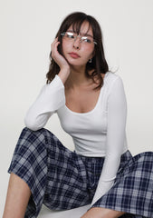 Mizu Flare Sleeve Padded Top