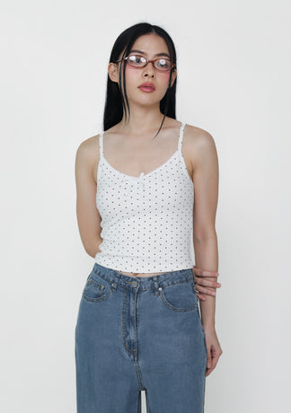 Nana Padded Top (Polka Dot) – The Tinsel Rack