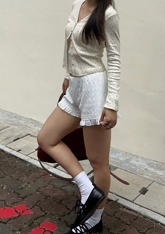 Rina Shirred Shorts