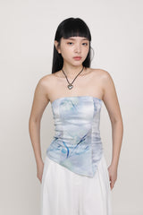 Willow Asymmetrical Tube Padded Top