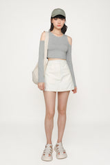Xander Cold Shoulder Long Sleeve Top