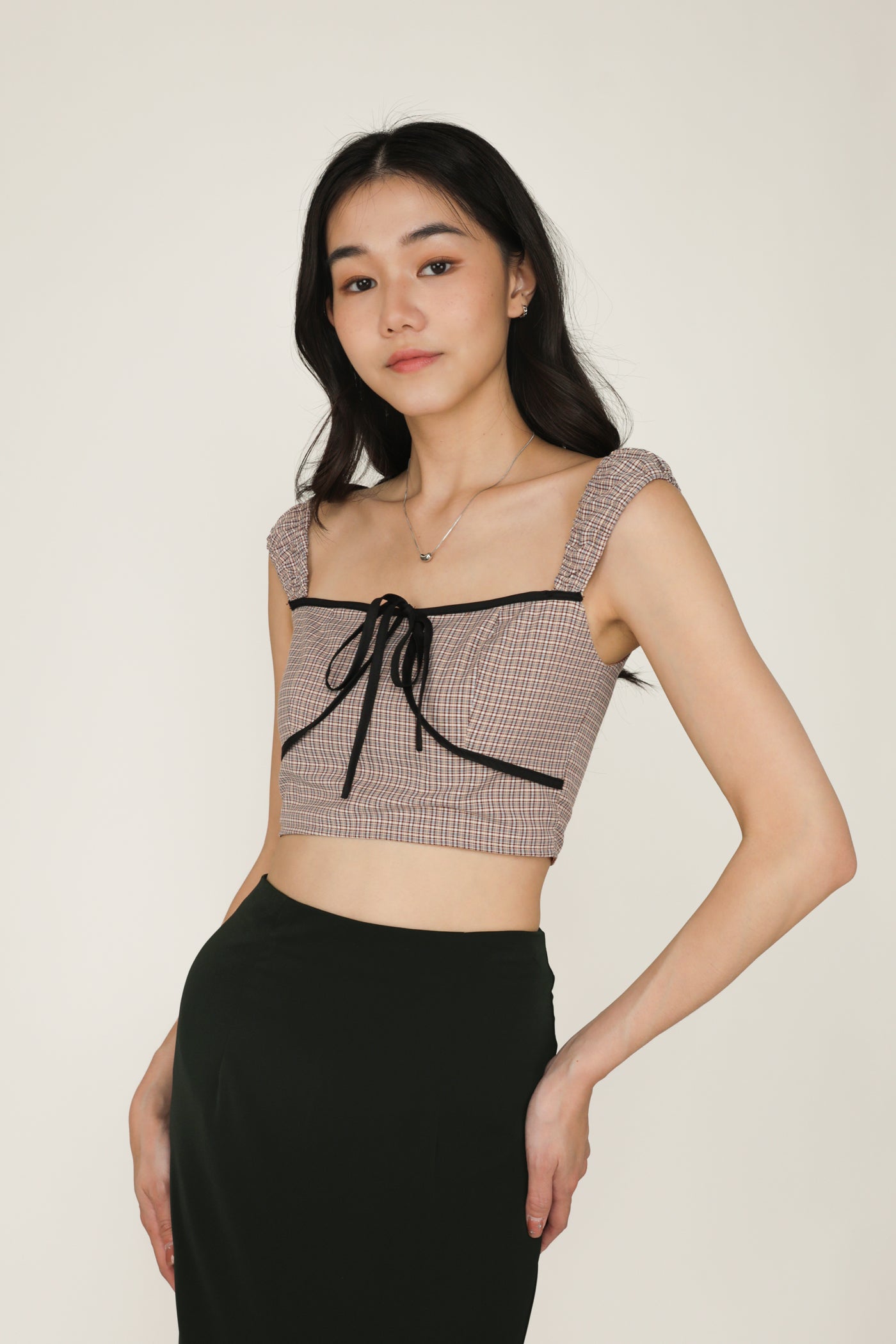 Zador Ruched Strap Crop Top – The Tinsel Rack