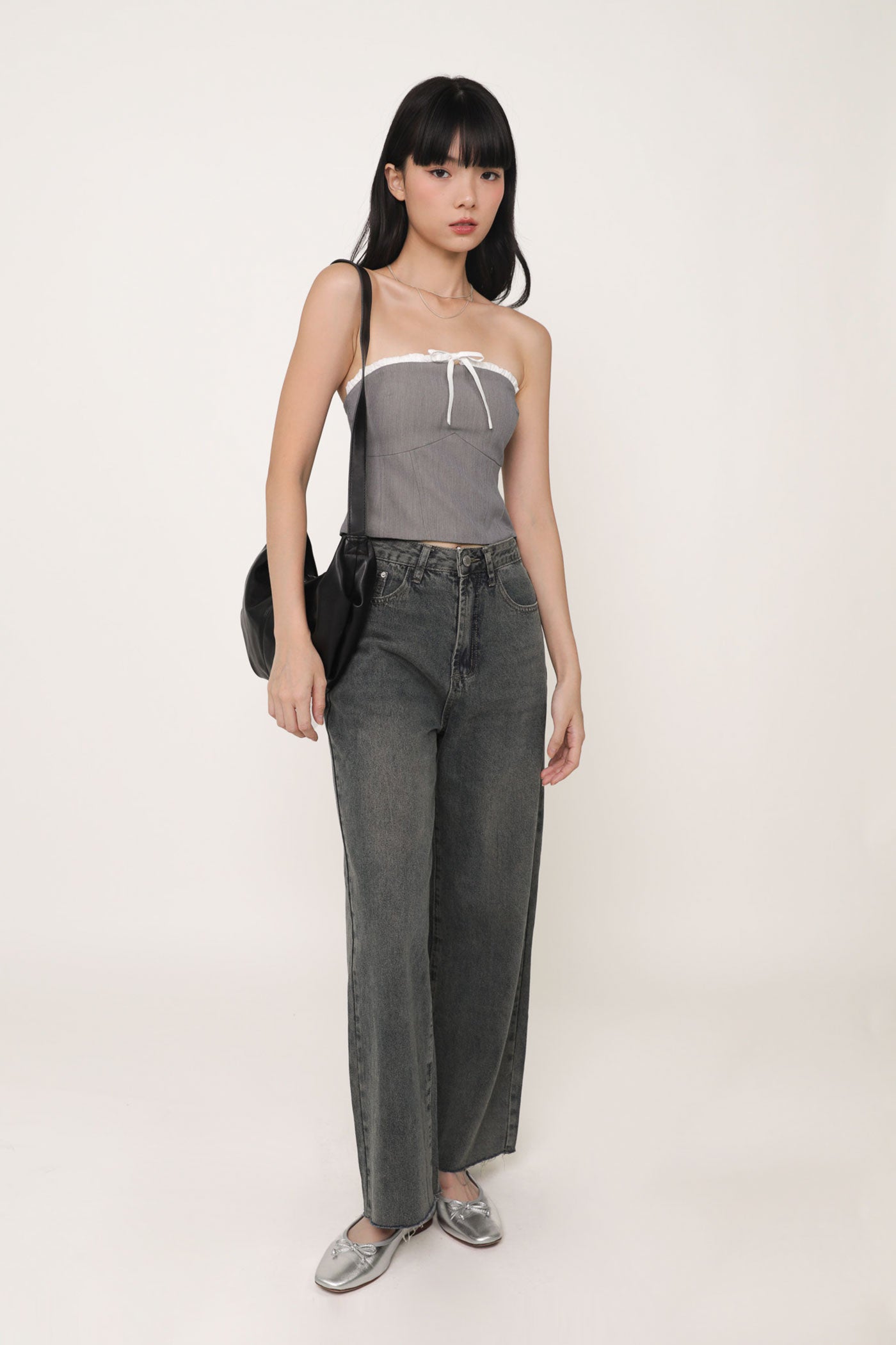 Zyla Contrast Tube Padded Top – The Tinsel Rack